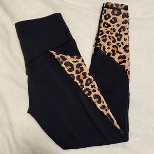 Curves n combat boots leopard leggings